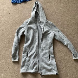 LL Bean Fleece Long Jacket
